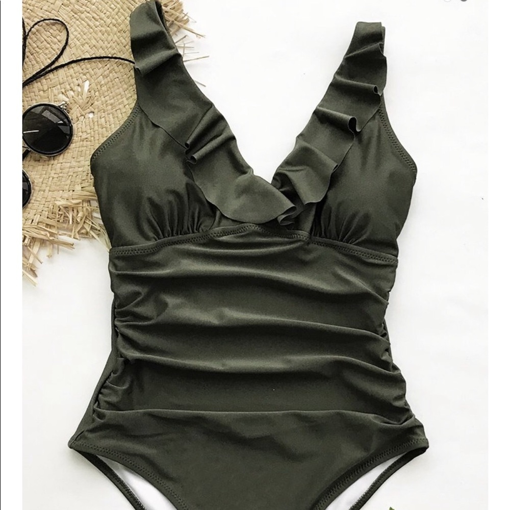 Olive Swimsuit, L